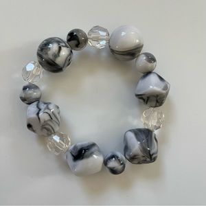 2/$20 Handcrafted Marble Print Beaded Bracelet